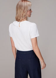 Matilda Broderie Collar Tee