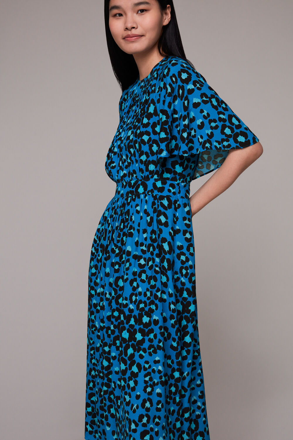 Painted Leopard Amelia Dress