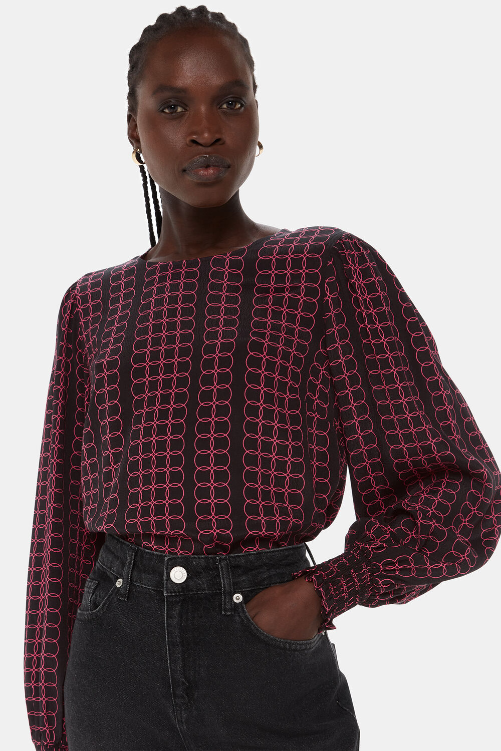 Circle Link Blouse