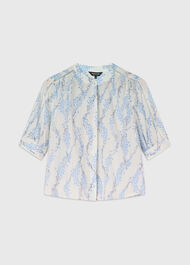 Ditsy Stem Textured Shirt