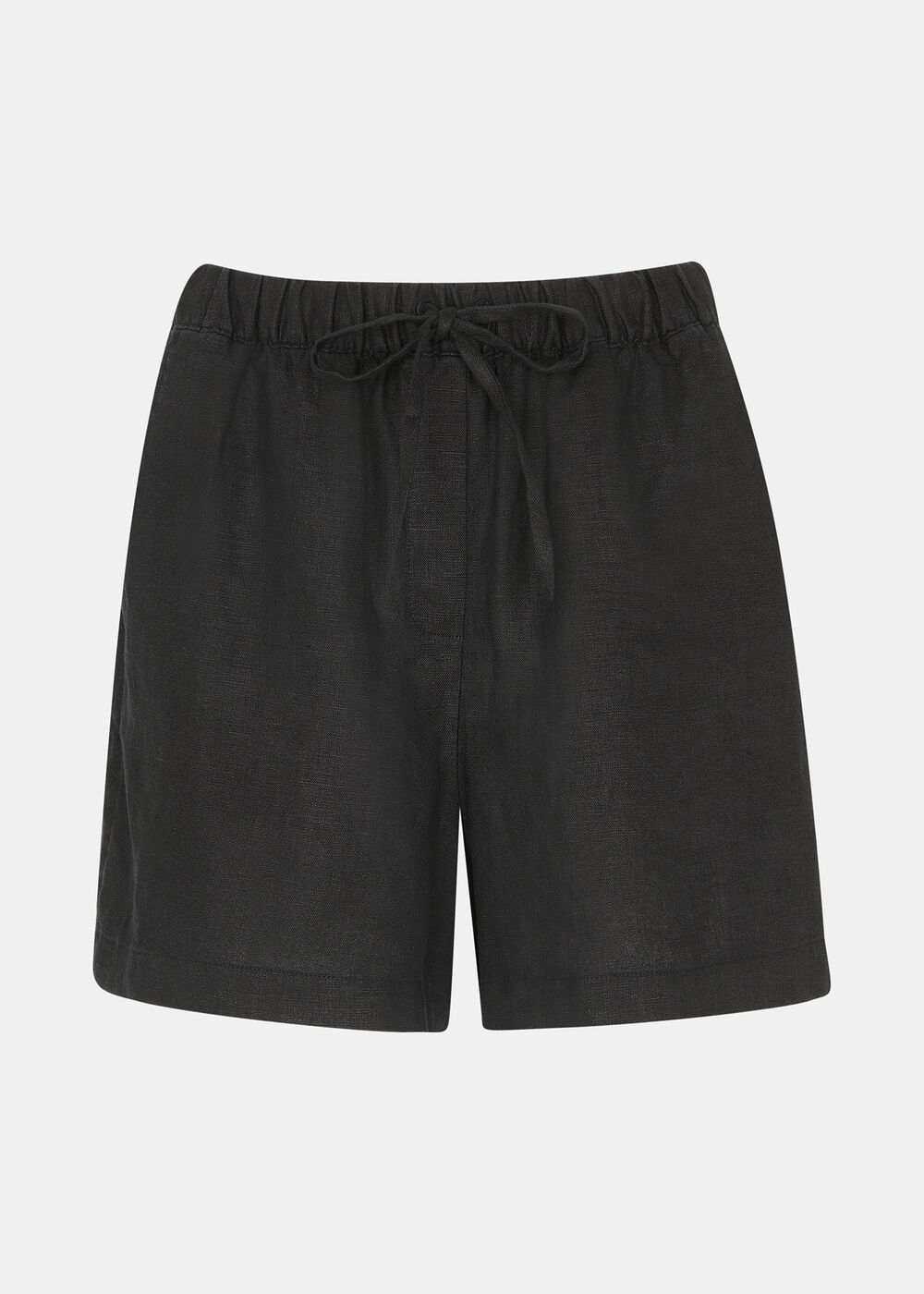 Petite Linen Elasticated Short