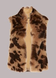 Cow Print Toscana Gilet