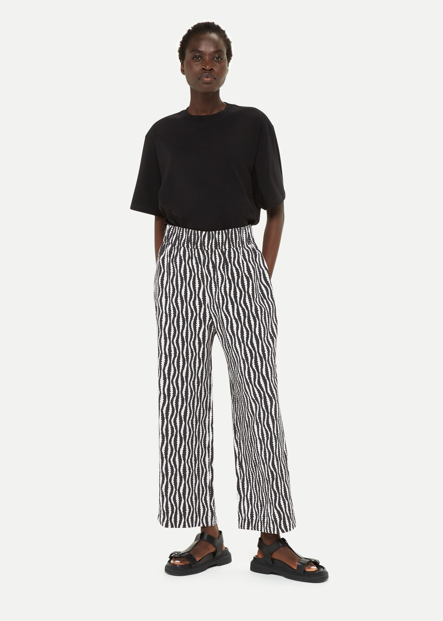 Striped 2025 petite trousers