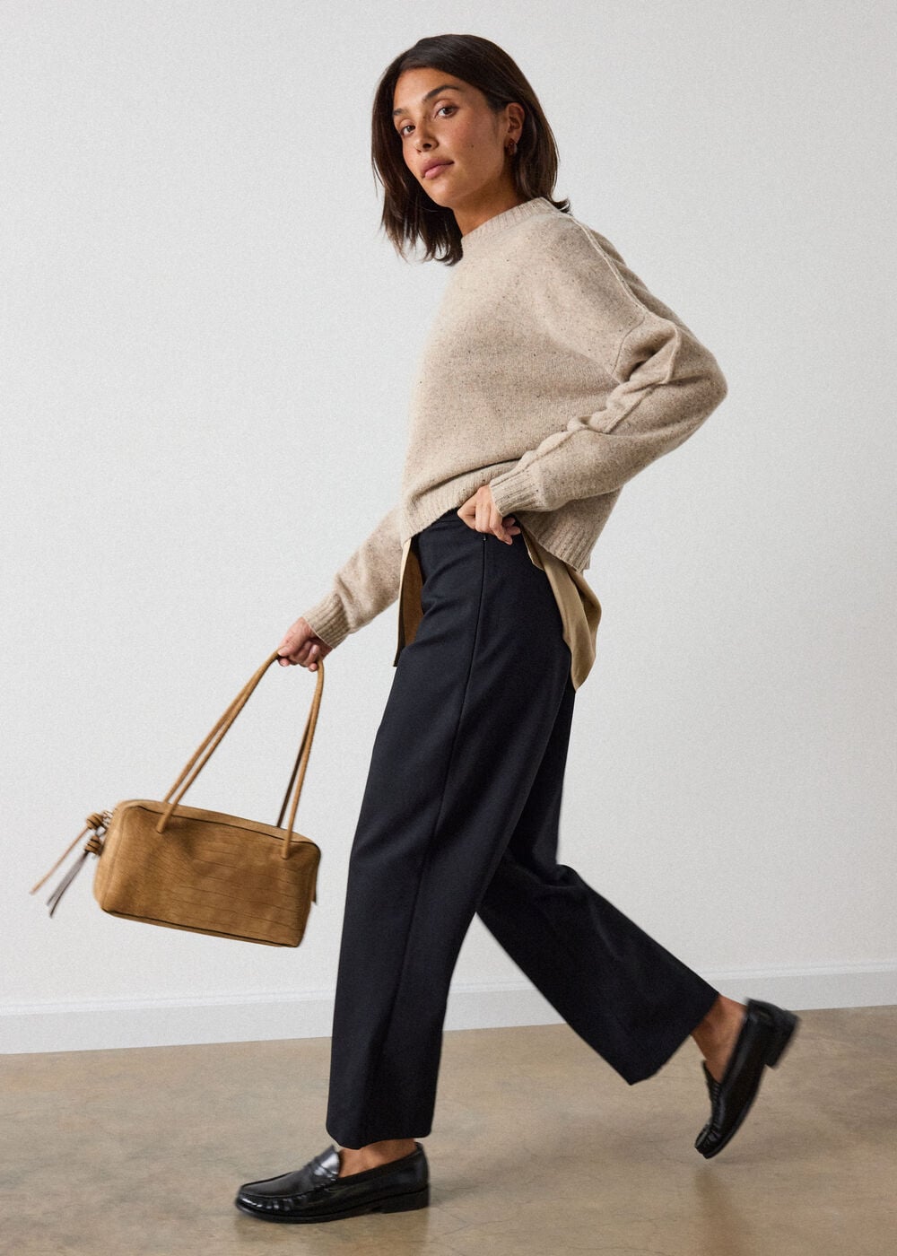 Black Camilla Wide Leg Pants