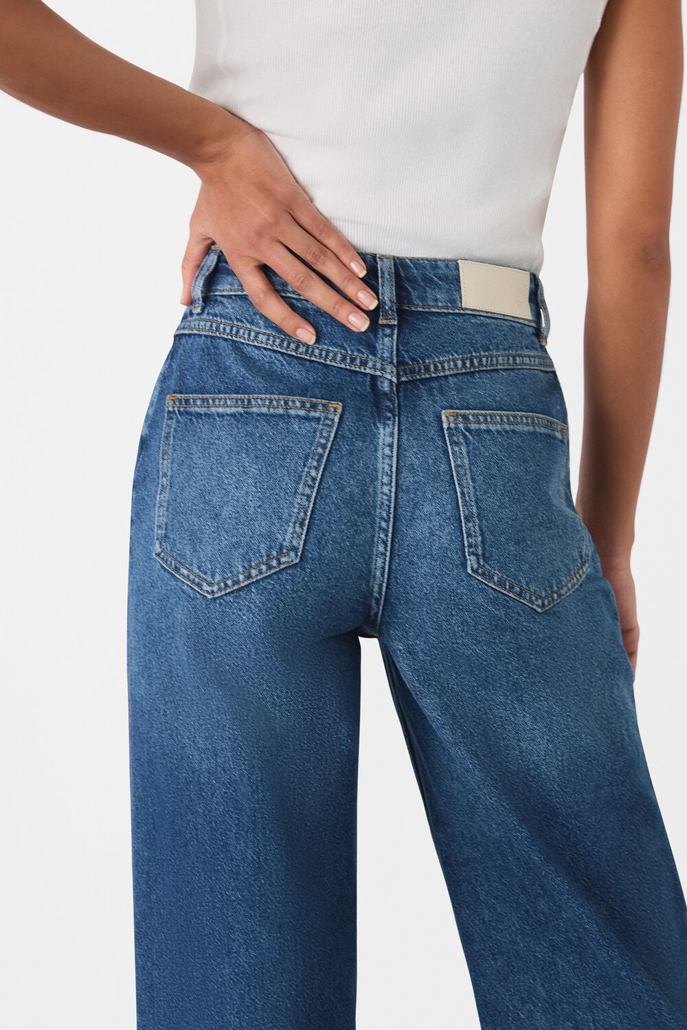 Denim Straight Ankle Length Jean