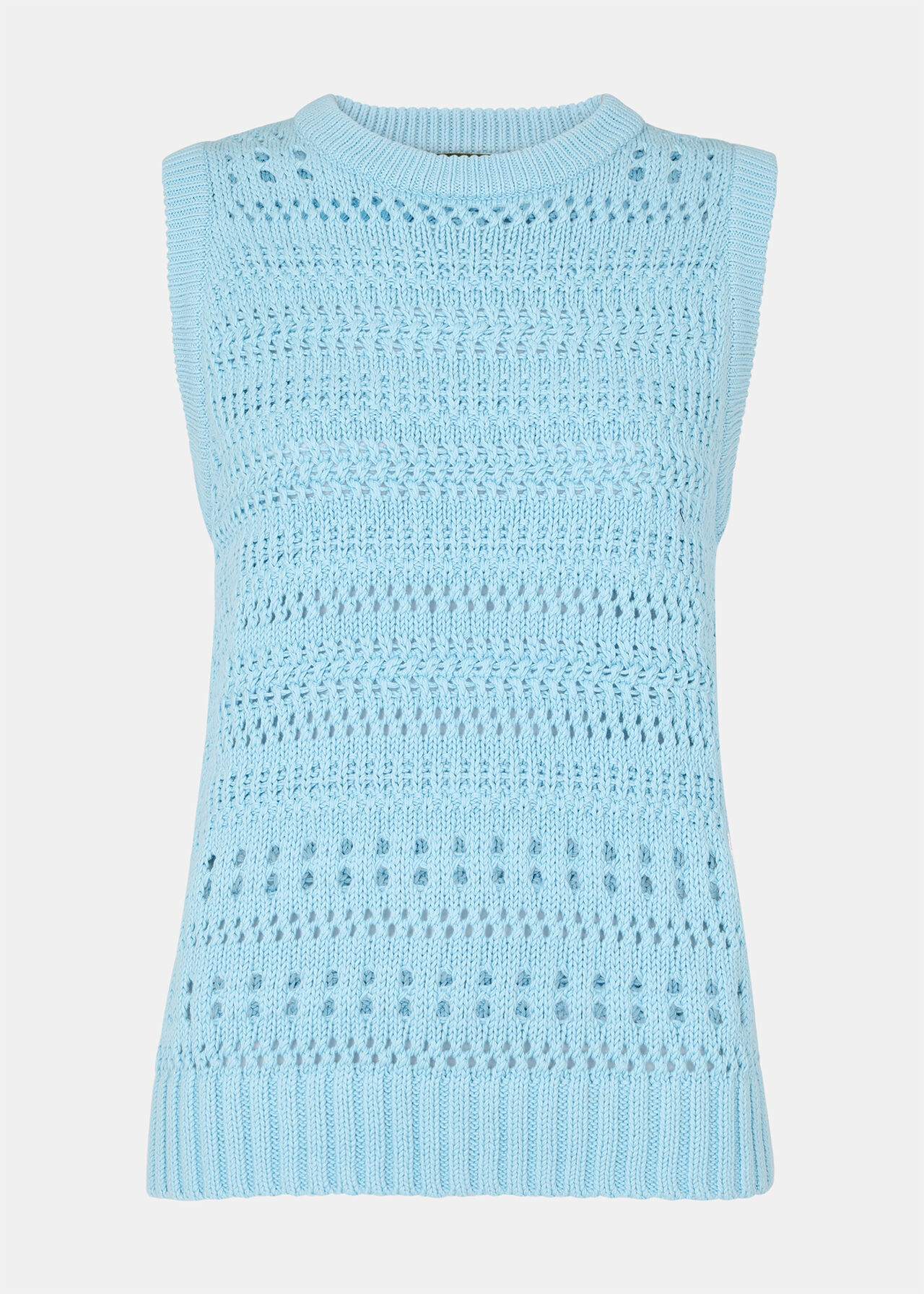 Chunky Cotton Pointelle Tank