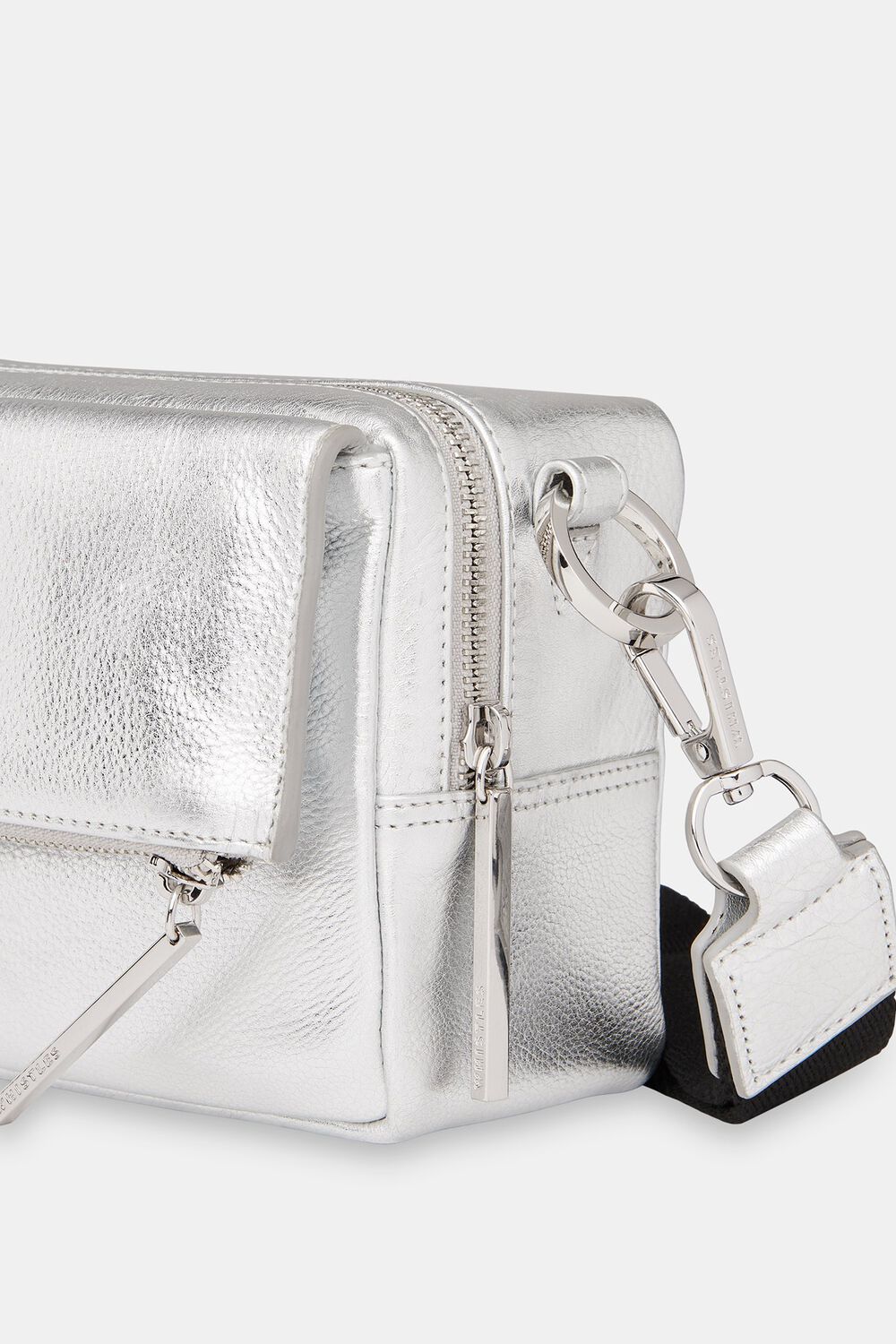 Silver Bibi Crossbody Bag