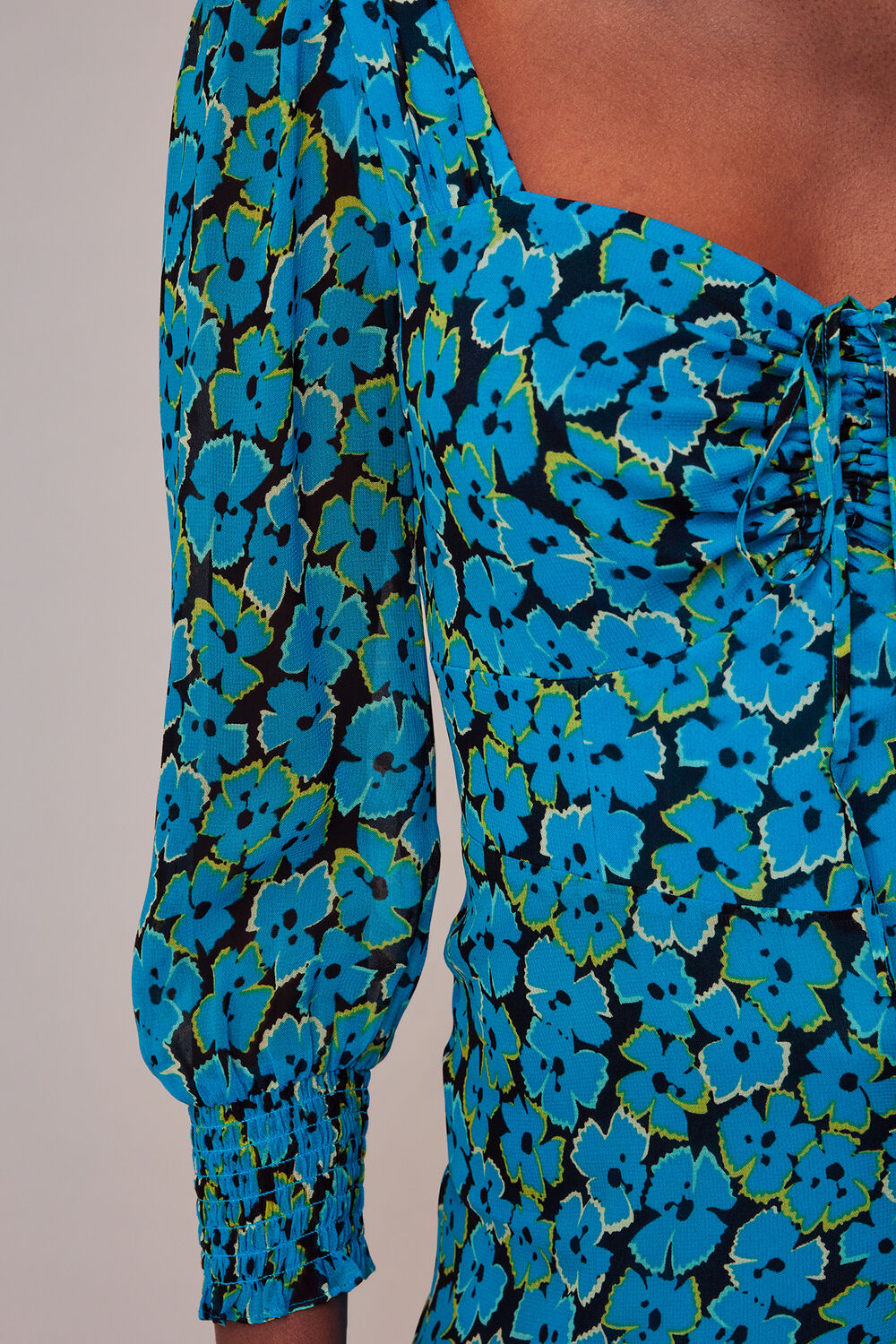 Farfalle Flower Midi Dress