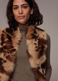 Cow Print Toscana Gilet