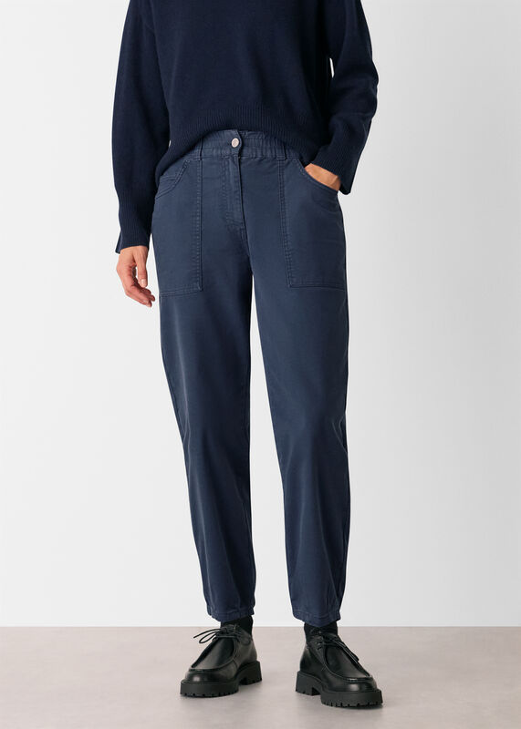 Navy Tessa Casual Pants 
