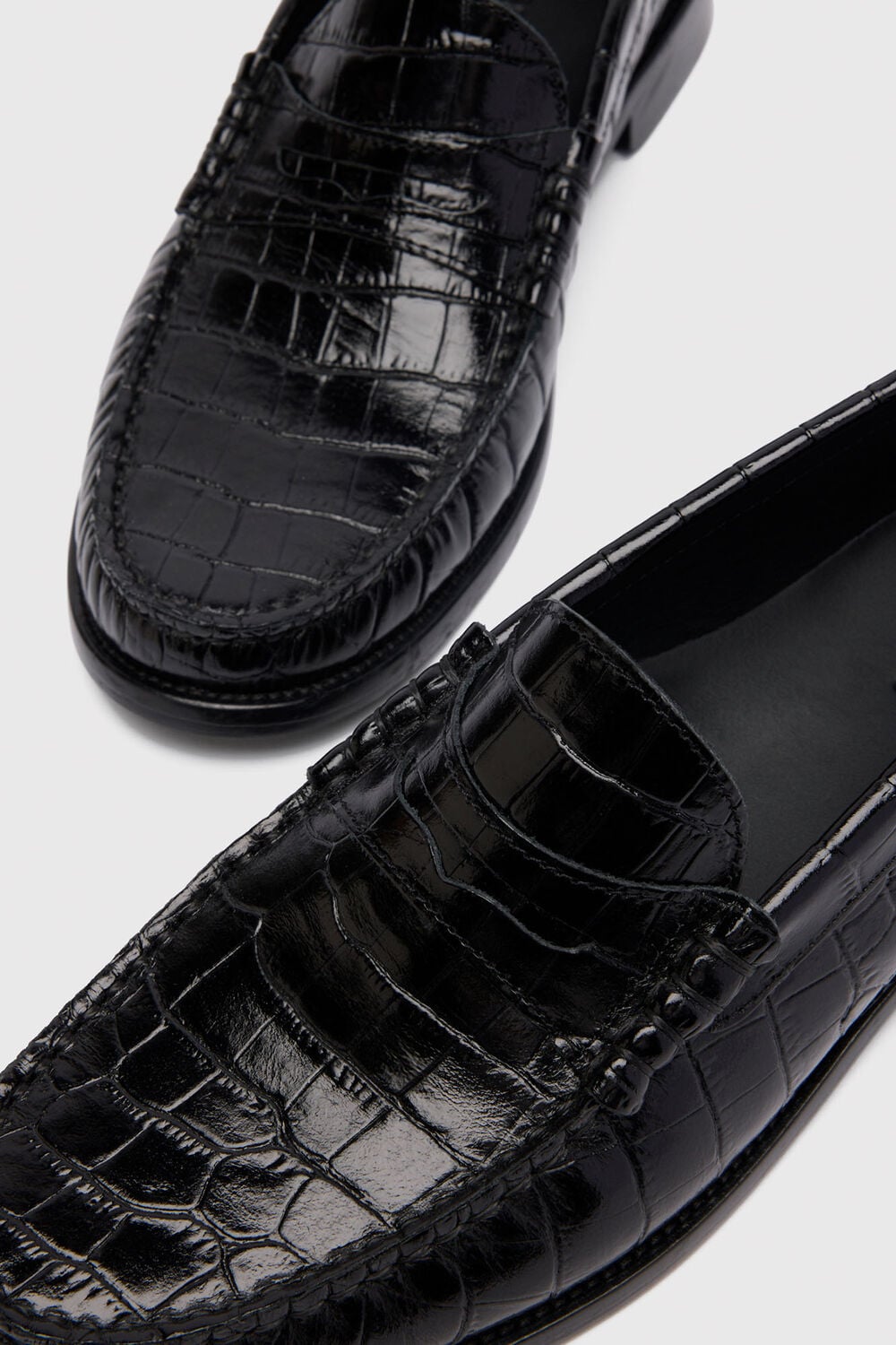 Black Manny Croc Loafer