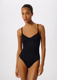 Ribbed Underwire Swimsuit