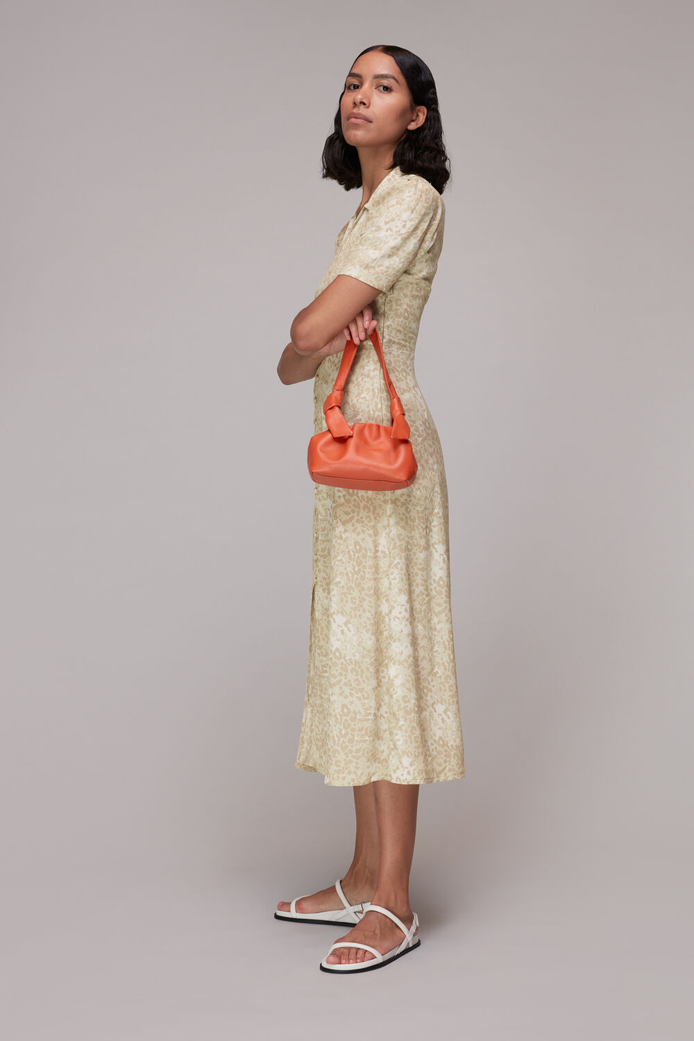 Rowan Hyena Spot Midi Dress