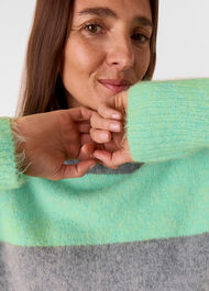 Alpaca Mix Stripe Knit