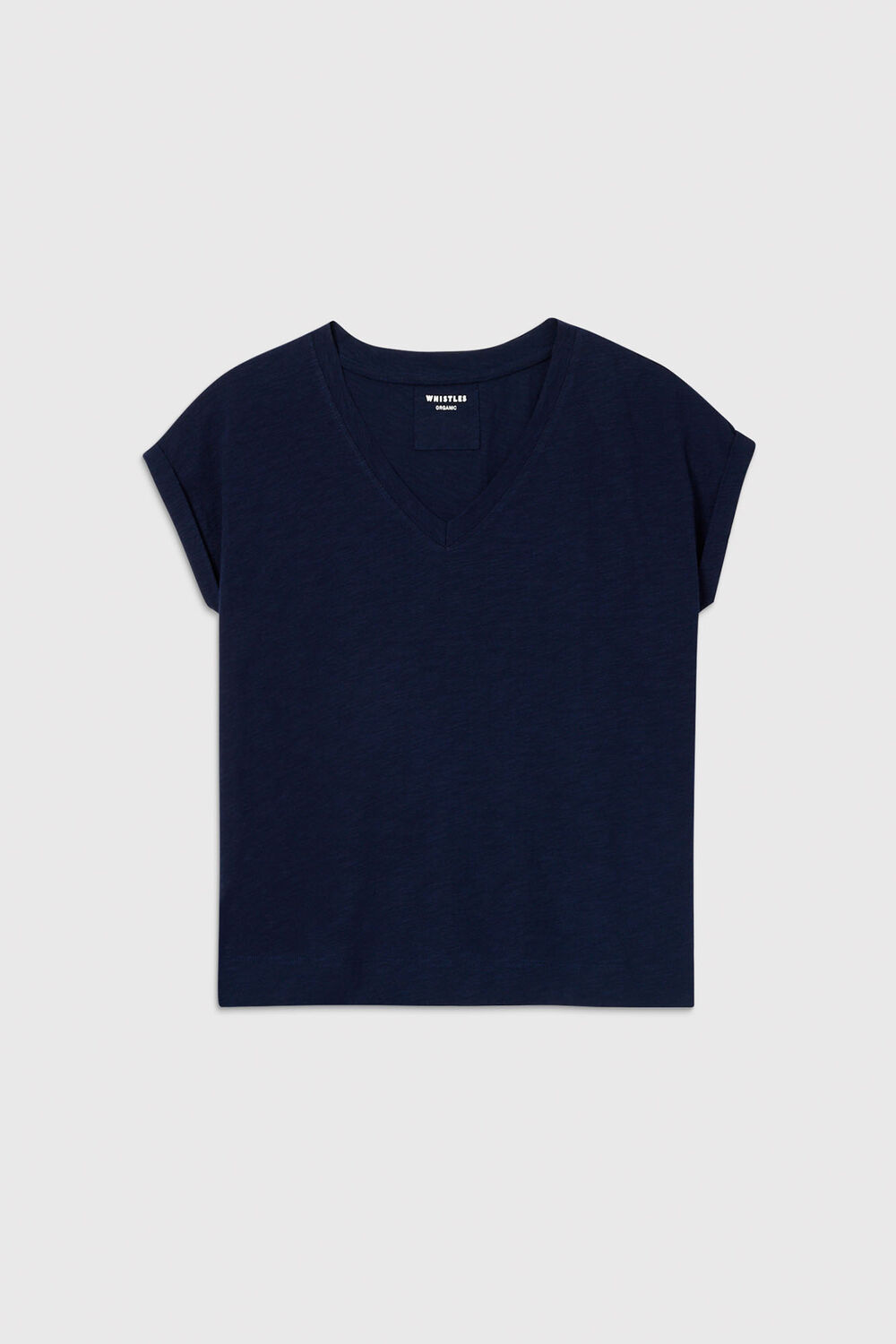 Willa V-Neck Cap Sleeve Tee