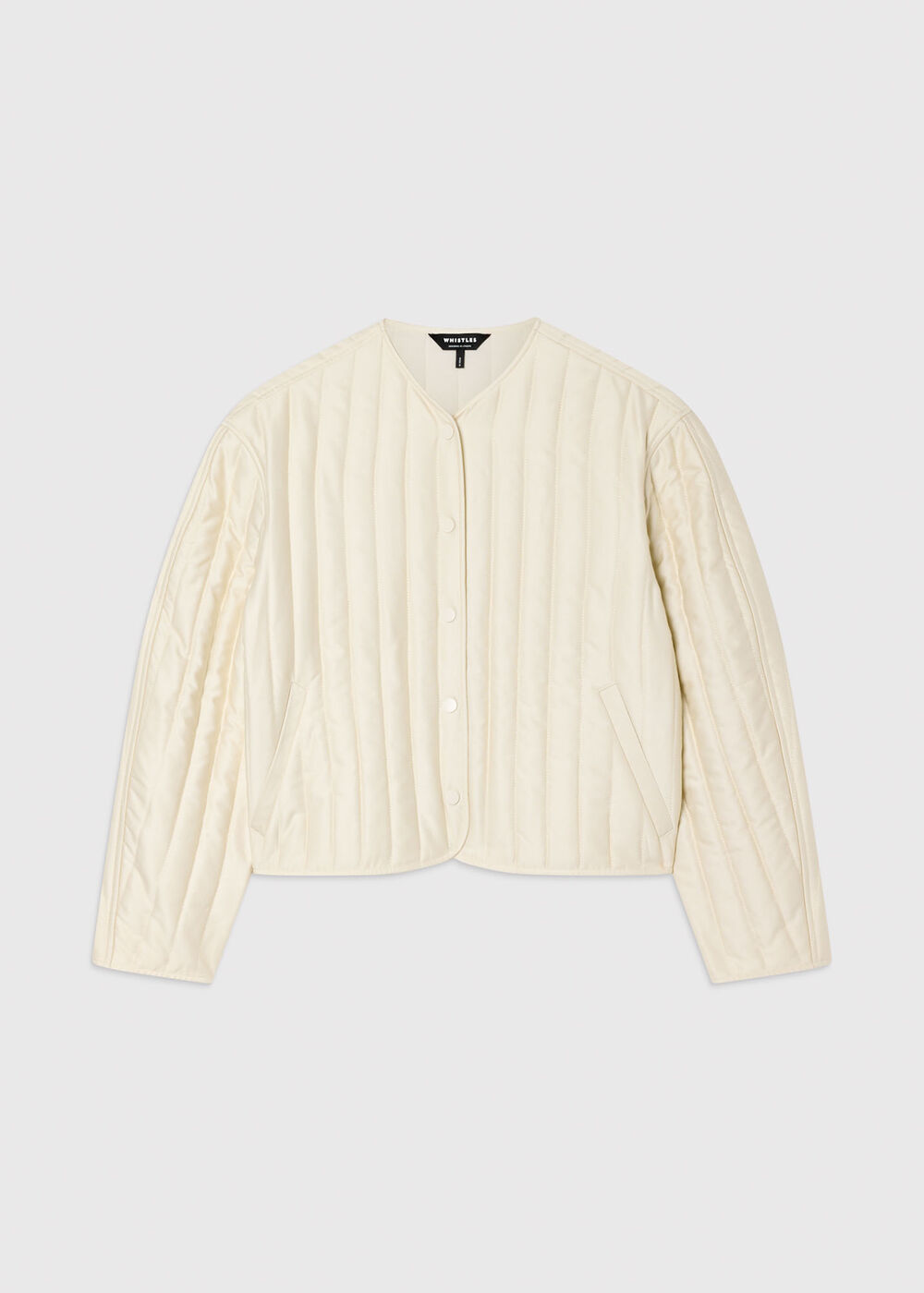 Cone Sleeve Quilted Jacket