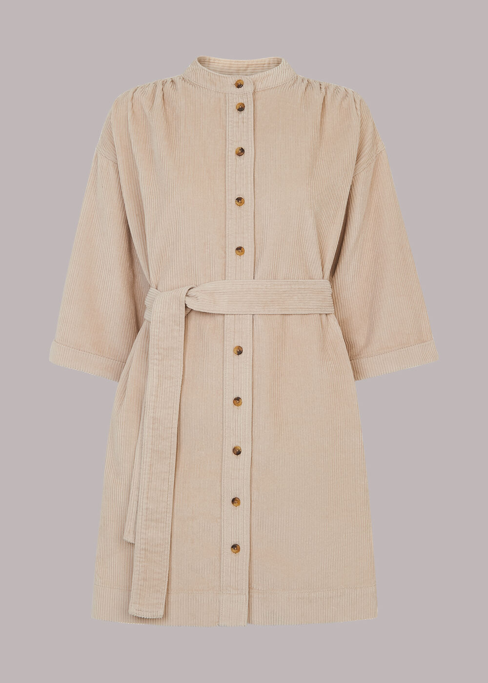 Ivory Cord Mini Dress