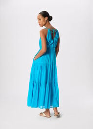 Petite Cotton Maxi V Neck Sundress