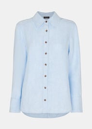 Petite Linen Relaxed Fit Shirt