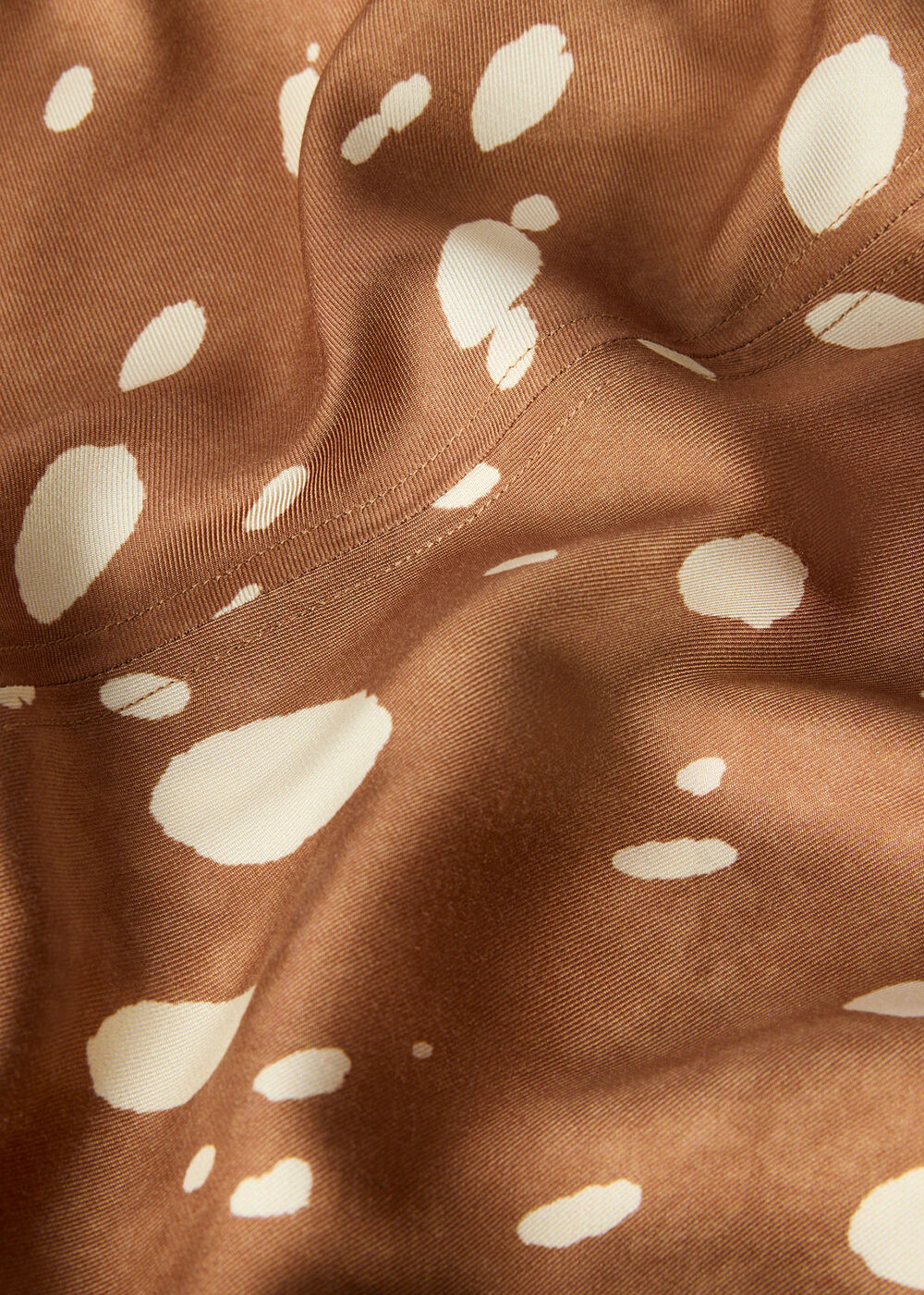 Deer Spot Viscose Midi Dress