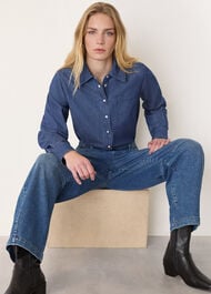 Pocket Detail Cotton Shirt