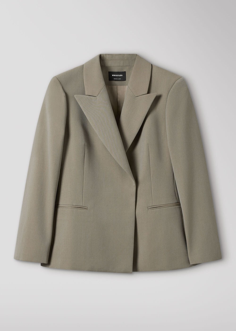 Dark Green Double Breasted Blazer