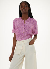 Diagonal Snake Maisie Top