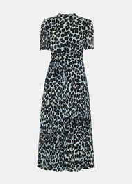 Leopard Spot Cut Out Dress