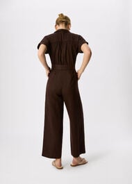 Utility Linen Jumpsuit