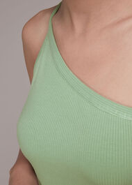 Ribbed One Shoulder Cami