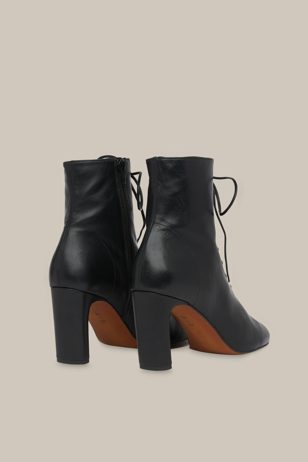 Dahlia Lace Up Boot Black