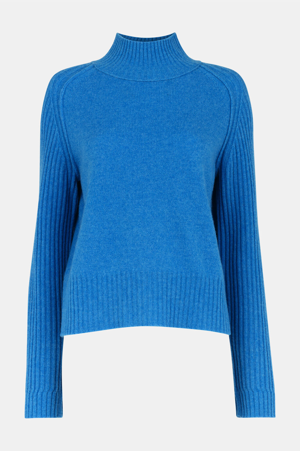 Wool Funnel Neck Knit