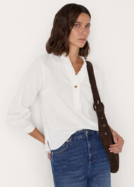 Textured Frill Shirt