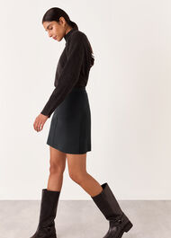 Patch Pocket Knitted Skirt