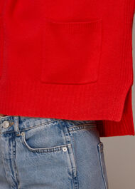 Pocket Detail Wool Jumper