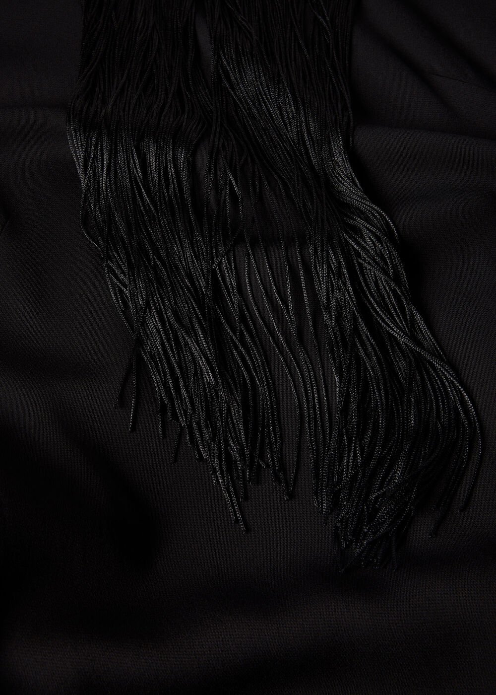 Fringe Back Midi Dress