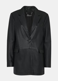 Stina Leather Blazer