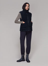Cleo Wool Borg Gilet