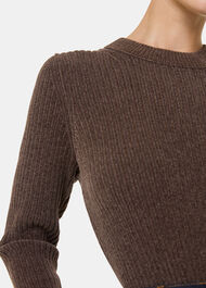 Chenille Rib Detail Knit