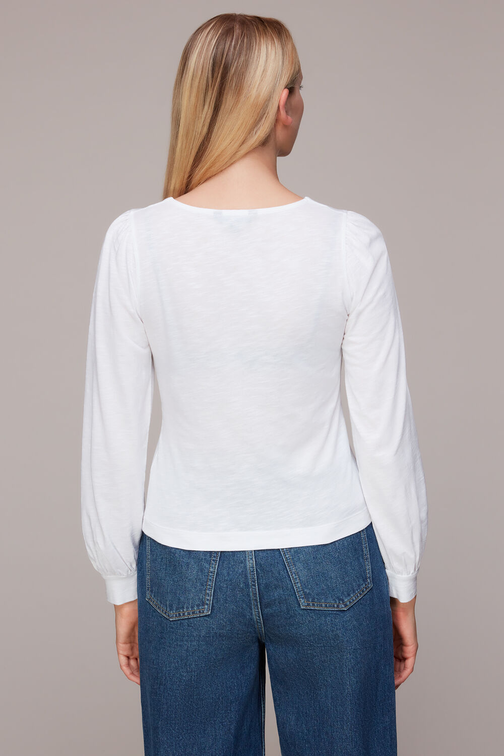 Amber V neck Button Top
