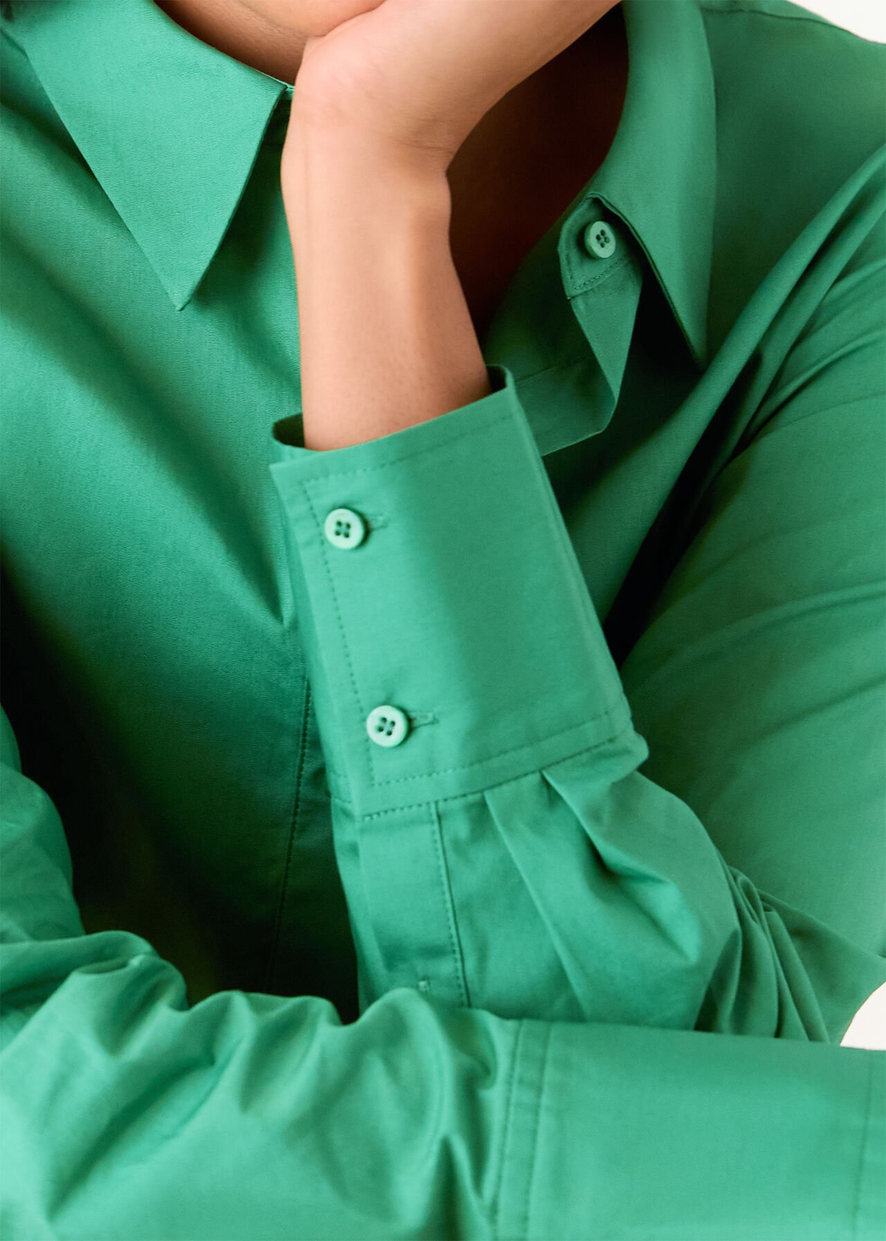Boxy Relaxed Cotton Shirt