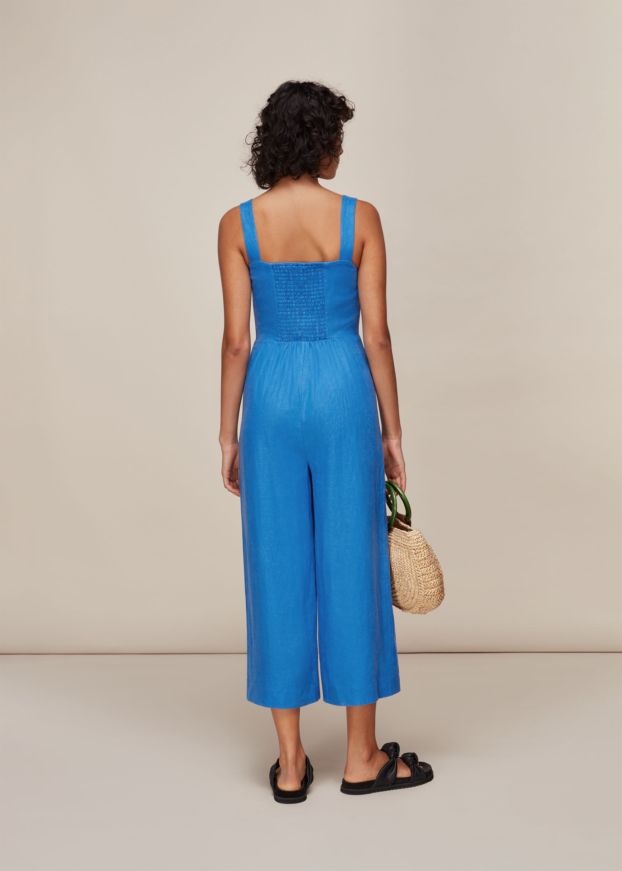 whistles linen jumpsuit