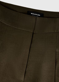 Wide Leg Hopsack Trouser