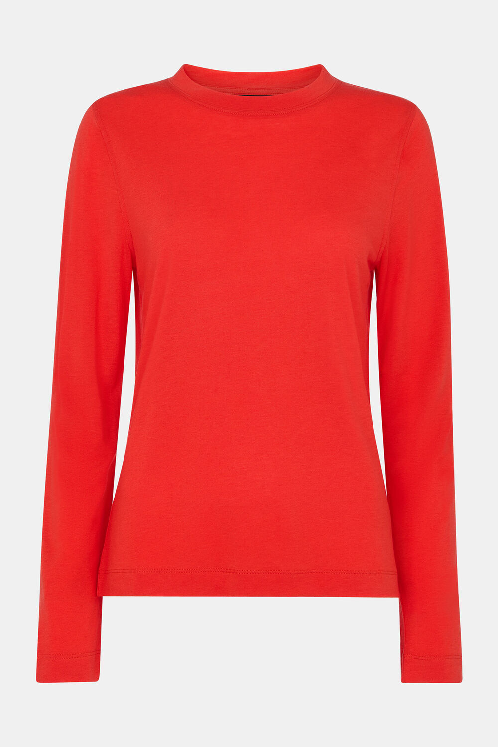 Wool Blend Crew Neck Top