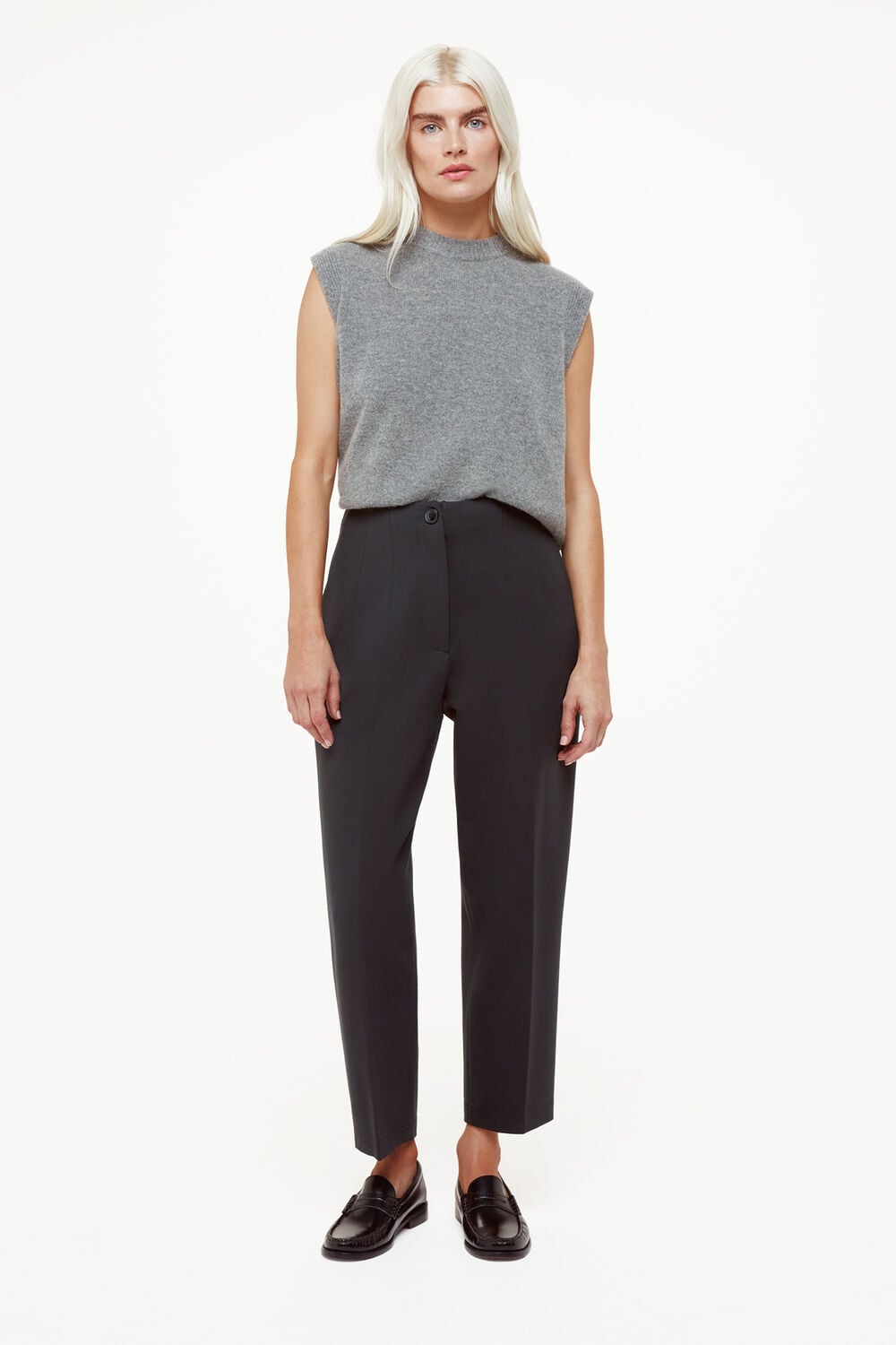 Black Petite Lila Ponte Pants&nbsp;