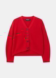 Petite V Neck Cotton Cardigan