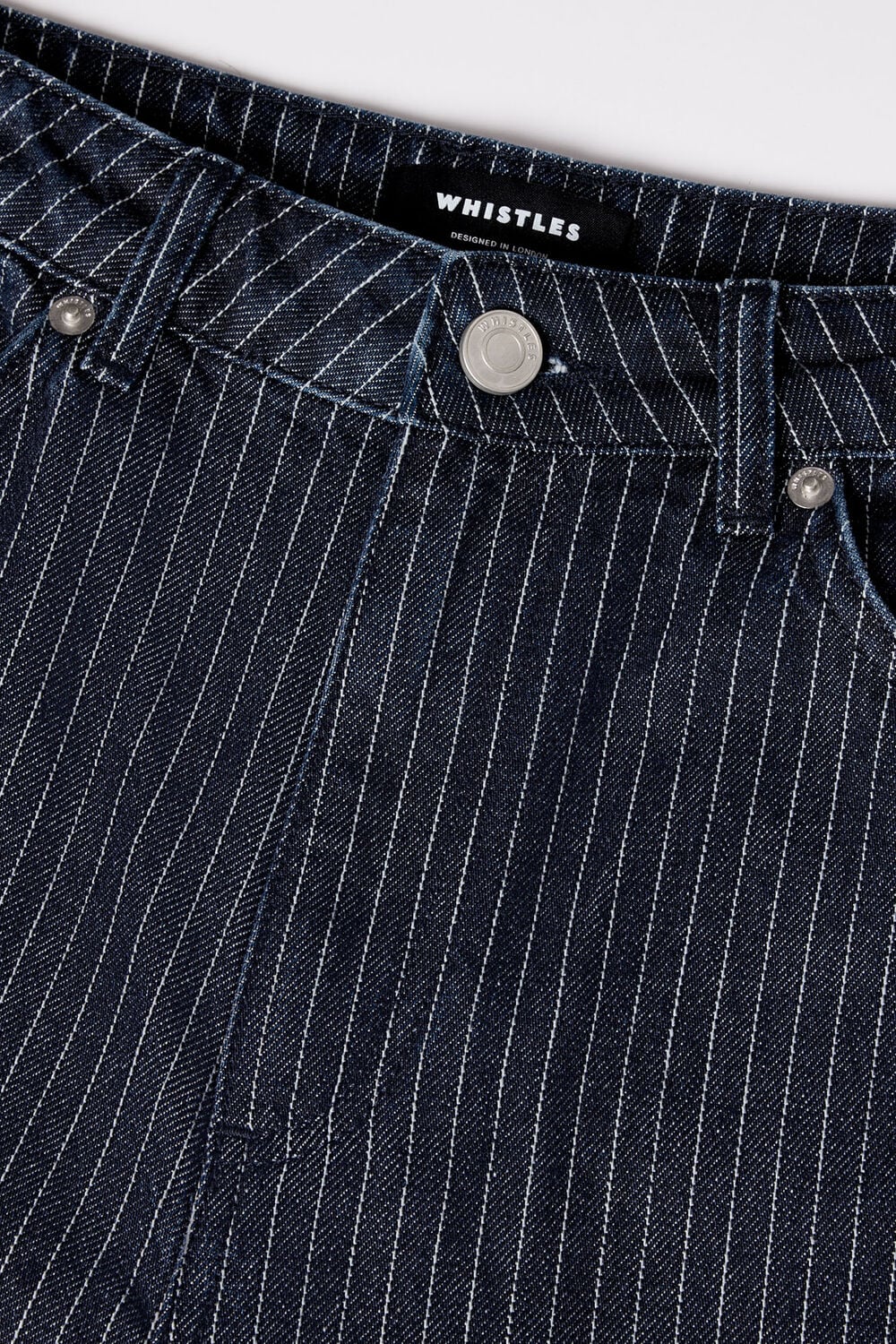 Navy Authentic Stripe Jean