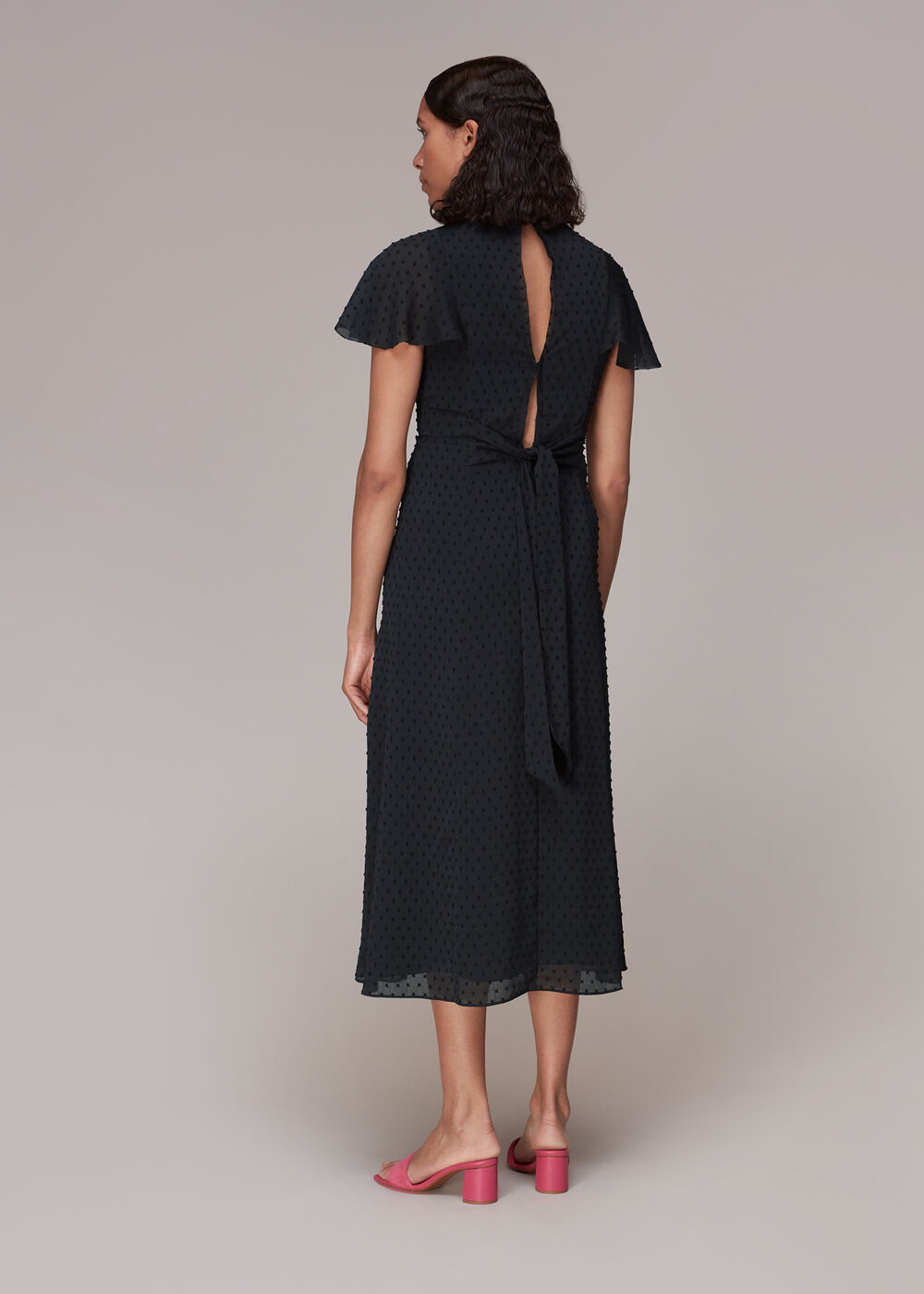 Elouise Textured Dobby Dress