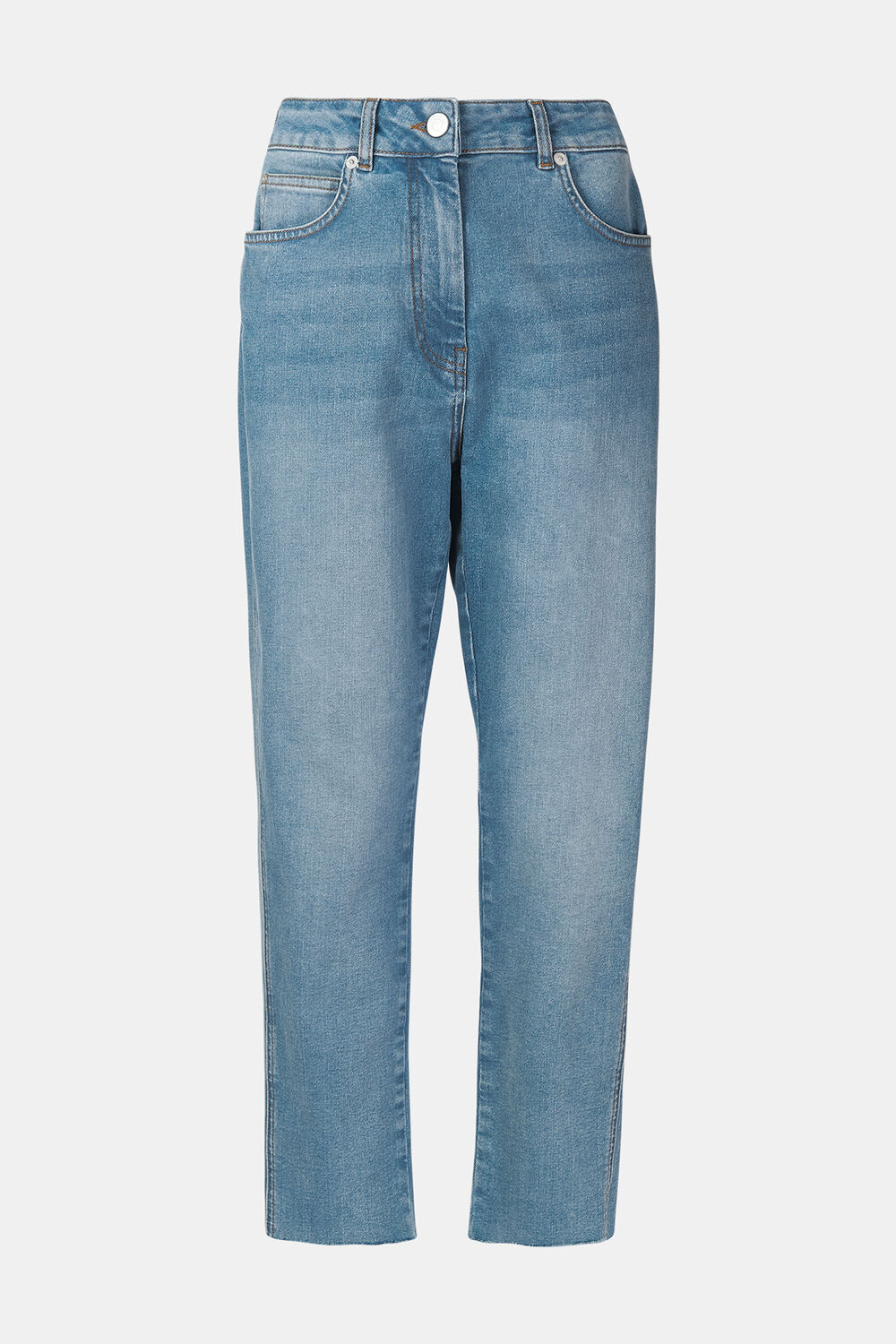 Denim Stretch Slim Frayed Jean