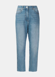 Stretch Slim Frayed Jean